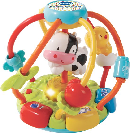 VTech Baby Koetje Boe Bal - Educatief Babyspeelgoed - Baby Bal Ramelaar