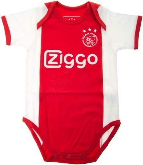 Ajax Baby Romper Rood Wit Ziggo 86/92