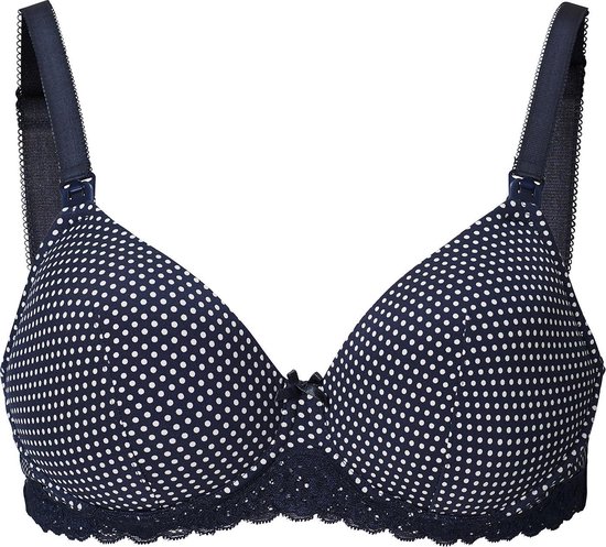 Noppies Zwangerschapsbeha Dot - Dark Blue - Maat C80