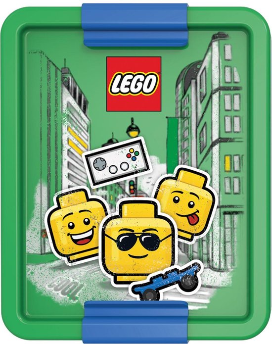 LEGO Iconic Broodtrommel Boy - 17x13,5x6,9 cm - Blauw