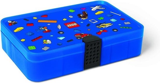 LEGO Iconic Sorteerkoffer - 26,7x17,8x6,6 cm - Blauw