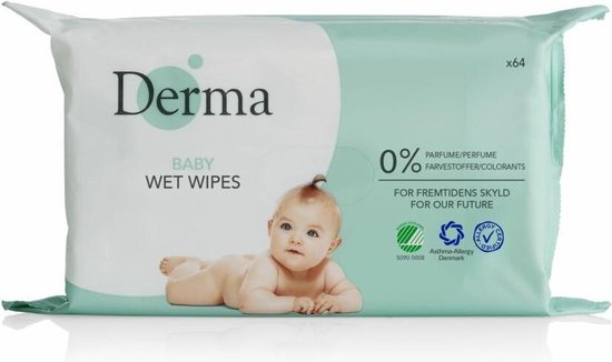 Derma Eco Billendoekjes 64 doekjes