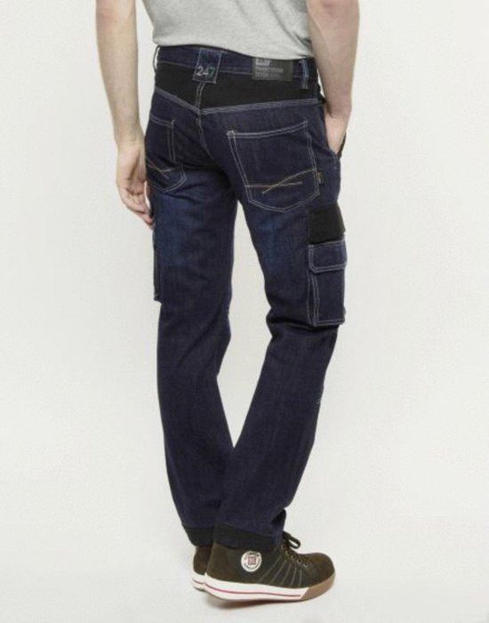 247 Jeans Spijkerbroek Grizzly D30 Donkerblauw - Werkkleding - L32-W34