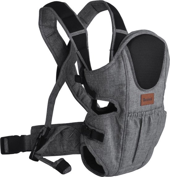Baninni Draagzak - Buikdrager Sacco Prestigio Melange 2-in-1 Grijs