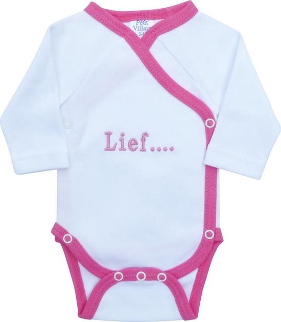 Petit Villain Baby Rompertje "lief"