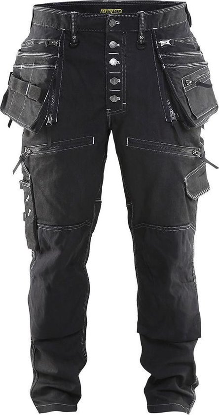 Blaklader BlÕklõder Werkbroek Denim stretch zwart - maat C50