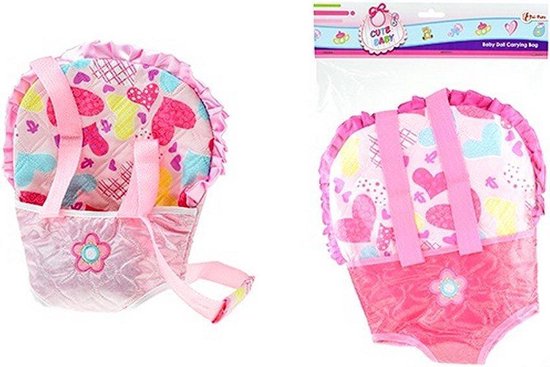 Cute Baby Draagzak voor Babypop Assorti
