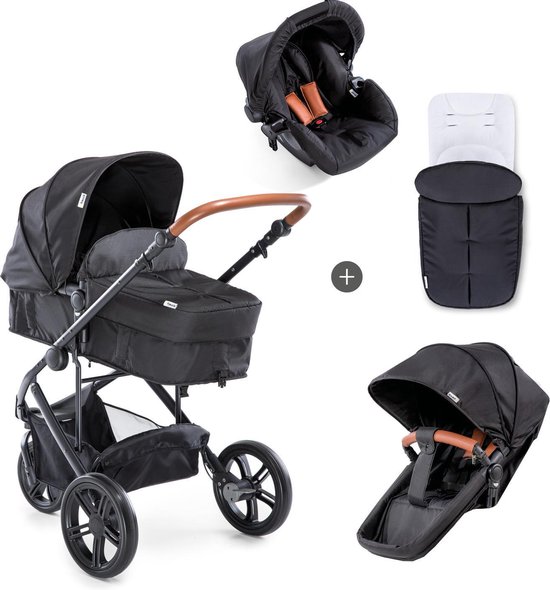 Hauck Pacific 3 Shop N Drive Kinderwagen - Caviar