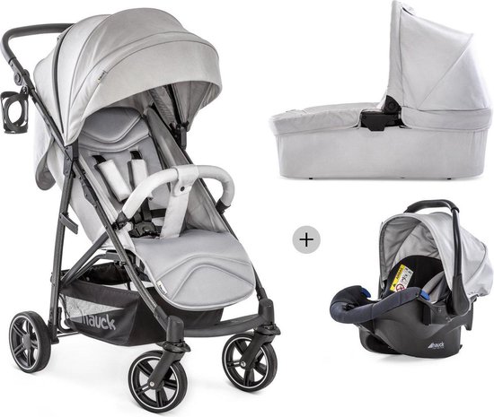 Hauck Rapid 4S Plus Trioset Kinderwagen - Lunar/Stone