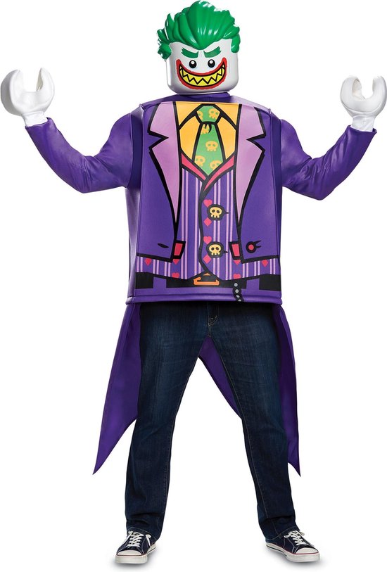 DISGUISE - Lego Joker kostuum voor volwassenen - Volwassenen kostuums