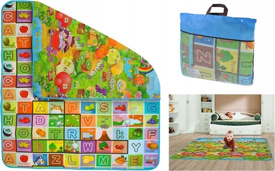 Grote XL Speelmat Vloerkleed - Groot Baby & Kindervoerkleed - Dieren Kleed - Binnen & Buiten