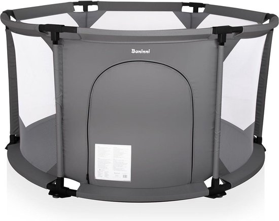 Box Baninni Circo Donkergrijs (Rond)