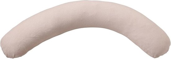 Bambino Voedingskussenhoes van zachte Badstof voor Baby’s Lichtroze – 134x28x1cm | Baby Voeren | Hoes voor ondersteuningskussen Zwangerschap en Pasgeboren Kind