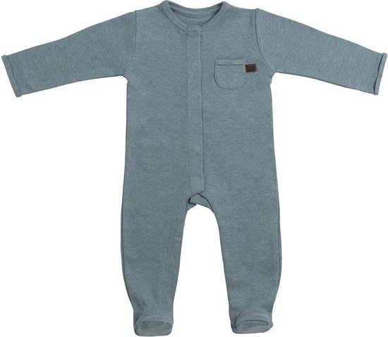 Baby's Only Boxpakje met voetjes Melange - Stonegreen - 56 - 100% ecologisch katoen - GOTS