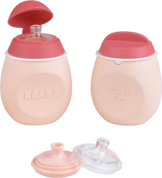 Beaba BabySqueez 2 in 1 pakket Pink