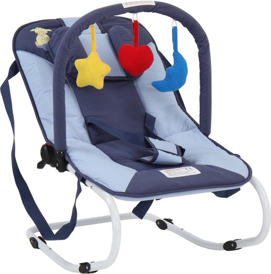 Wipstoeltje - kinderstoel - babyschommelstoeltje - grijs