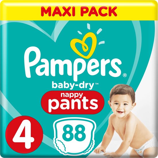 Pampers Baby Dry Pants Maat 4 - 88 Luierbroekjes Voordeelverpakking