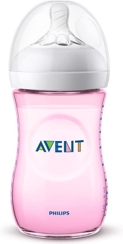 Avent Natural 2.0 zuigfles 260ml Roze
