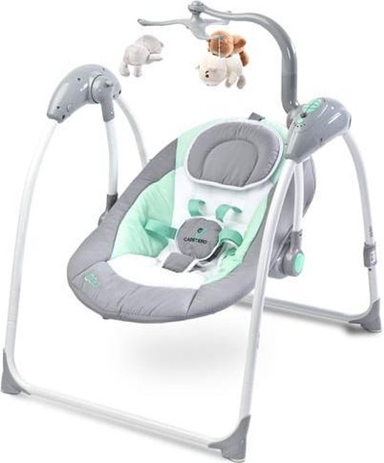 Elektrische babyschommel, schommelstoel Caretero Loop graphite