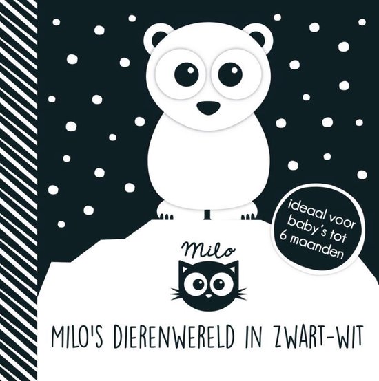 Baby ziet...  -   Milo's dierenwereld in zwart-wit