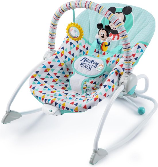 Disney Baby Mickey Mouse Happy Triangles Wipstoel - Infant to Toddler - Rocker