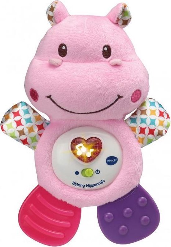 VTech Baby Bijtring Nijlpaardje - Educatief Babyspeelgoed