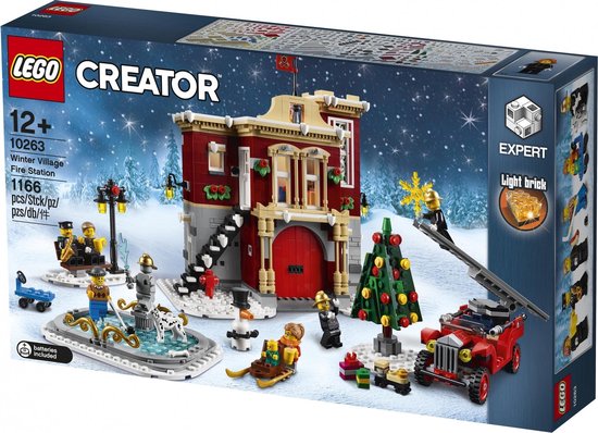 LEGO Creator Expert Brandweerkazerne in winterdorp - 10263