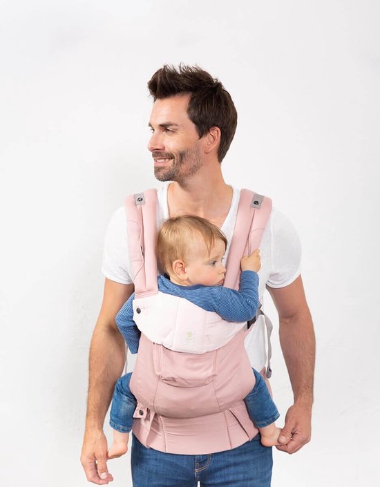 Lille Lille Baby Draagzak Complete Organic Blushing Pink
