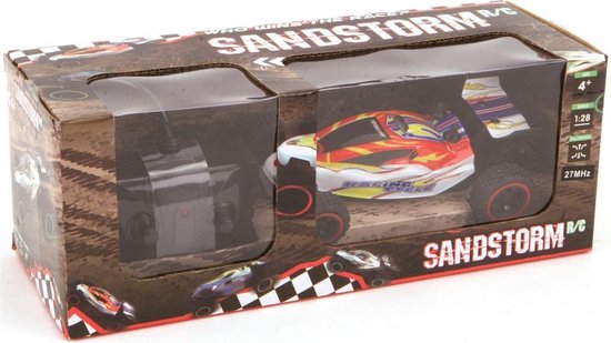 Sandstorm 2-Kanaals 4-Wheel Drive RC Buggy 1:18 Assorti