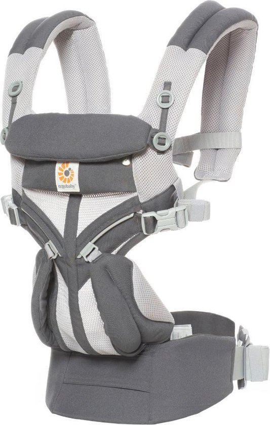 Ergobaby Omni 360 Cool Air Mesh Draagzak Baby - Carbon Grey