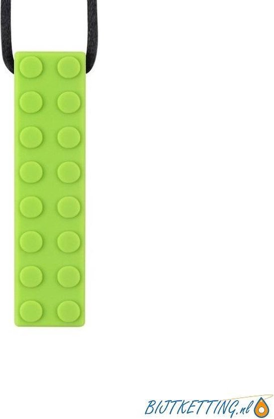 Bijtketting Kauwketting | Lego bouwblok Groen