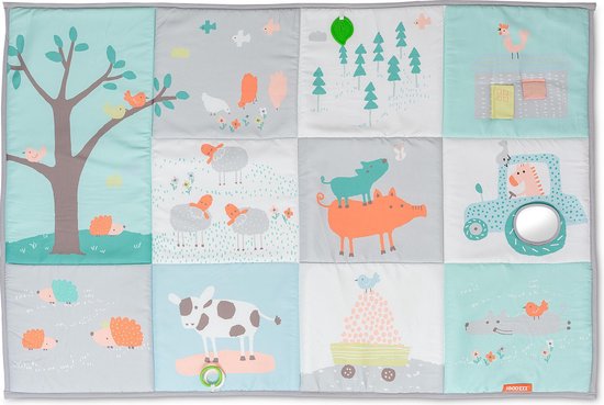 Snoozzz Speelmat - Baby - Inclusief Speeltjes - 100 x 150 cm - Boerderij