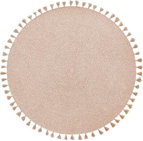 Vloerkleed Kinderkamer & Babykamer Héliose Round - Rond Vloerkleed - Tapijt Vloerkleed met Ø 140 cm