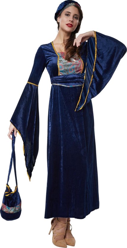 dressforfun - Bevallige jonkvrouw S  - verkleedkleding kostuum halloween verkleden feestkleding carnavalskleding carnaval feestkledij partykleding - 302630