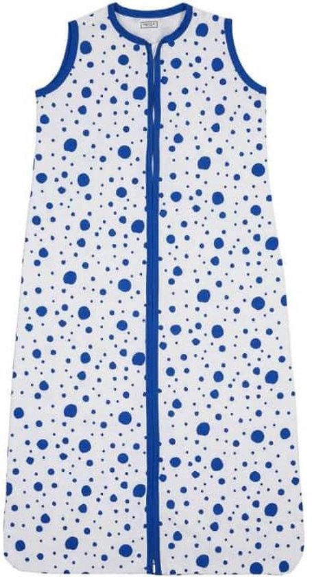 Meyco Dots babyslaapzak - 70 cm - bright blue