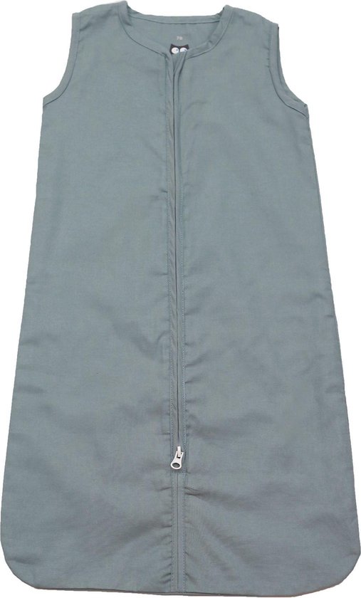Briljant Baby Zomerslaapzak - 70 cm - uni stonegreen