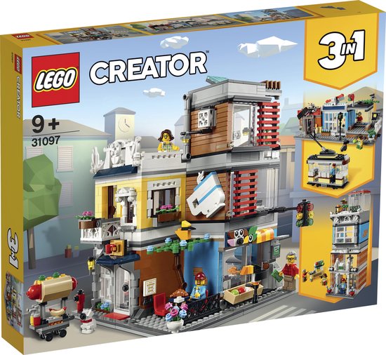 LEGO Creator Woonhuis, Dierenwinkel & Café - 31097