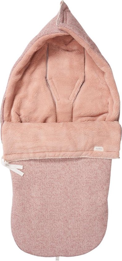 Koeka Buggy Voetenzak Vigo Teddy - Old pink/shadow pink