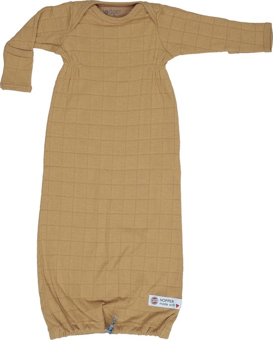 Lodger Baby slaapzak - Hopper Newborn Solid - Okergeel - 0-4 mnd