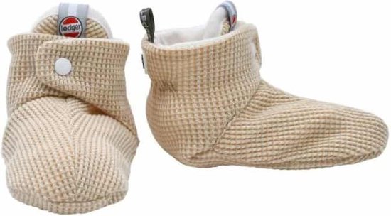 Lodger Babyslofjes - Slipper Ciumbelle - Gebroken wit - 6-12 mnd
