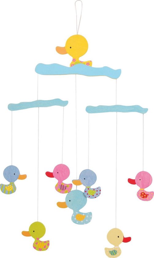Houten mobiel - Eendjes - Mobiel voor baby's - Eenvoudig te monteren!