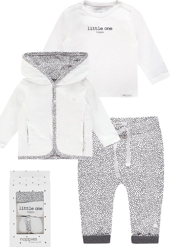 Noppies Kledingset luxe (3delig) Wit - Maat 50