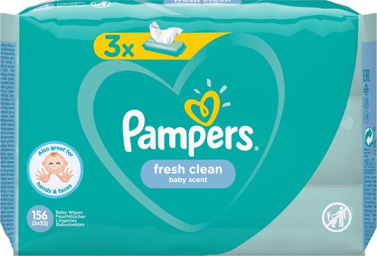 Pampers Fresh Clean 81688041 babydoekje 156 stuk(s)