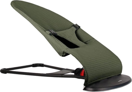 Ukje Hoes voor BabyBjörn Wipstoel Universeel -Wafelstof - Groen
