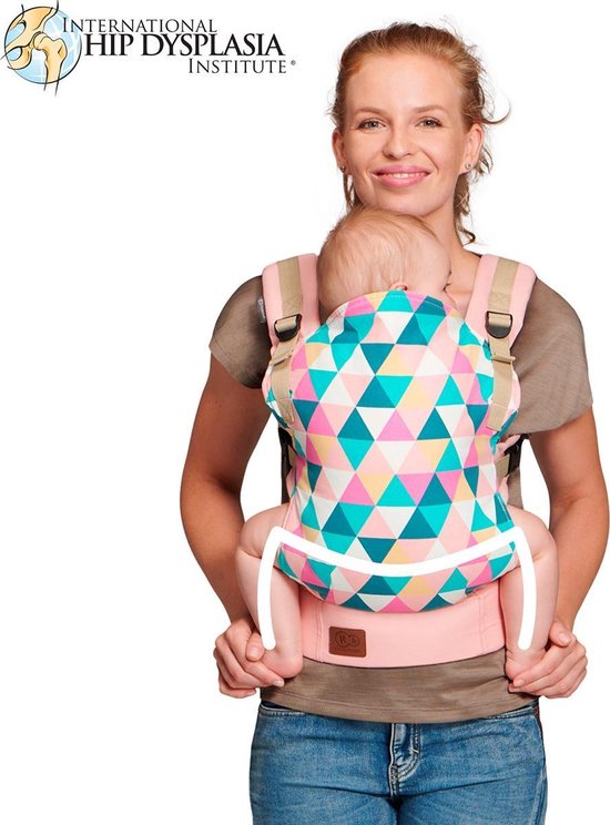 Kinderkraft Babydraagzak Nino Pink