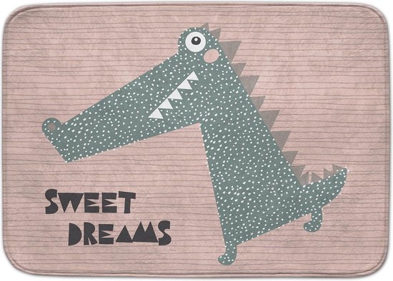 Achoka Vloerkleed "sweet Dreams" Krokodil 100 X 150 Cm