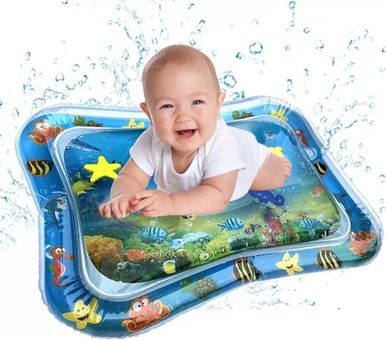 Opblaasbare Waterspeelmat - Baby Speelmat - Watermat- Babytrainer - Babygym
