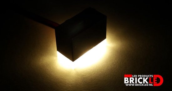 BrickLED 3 x Standaard lampje - Wit warm - Verlichting voor LEGO