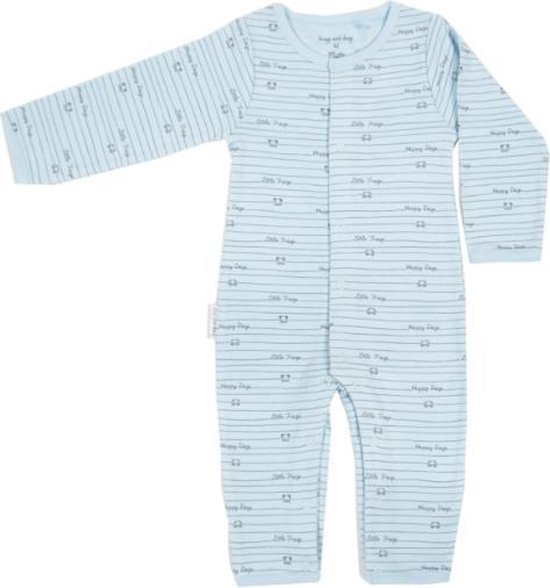 Baby - newborn - boxpak - onesie - kraamcadeau - collectie Frogs en Dogs - blauw - maat 50