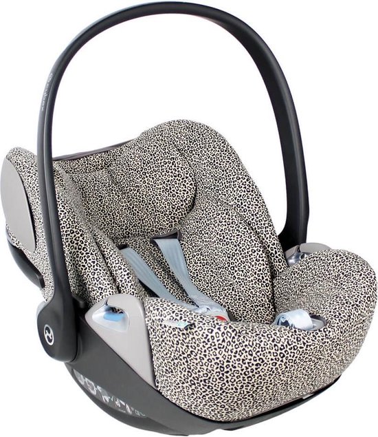 Ukje Hoes voor Cybex Cloud Z hoes - Perfecte pasvorm - Zand luipaard